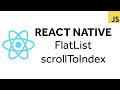 React Native FlatList scrollToIndex with Fixed or Variable Row Size