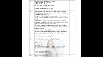 CBSE 12 INFORMATICS PRACTICES TERM-2 (2020-21)MARKING SCHEME  SAMPLE QUESTION PAPER