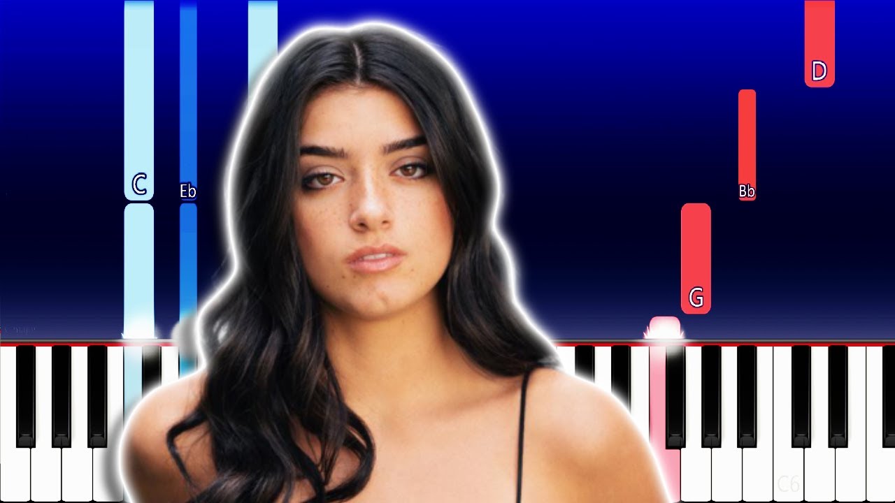 Dixie D’Amelio - One Whole Day (Piano Tutorial)