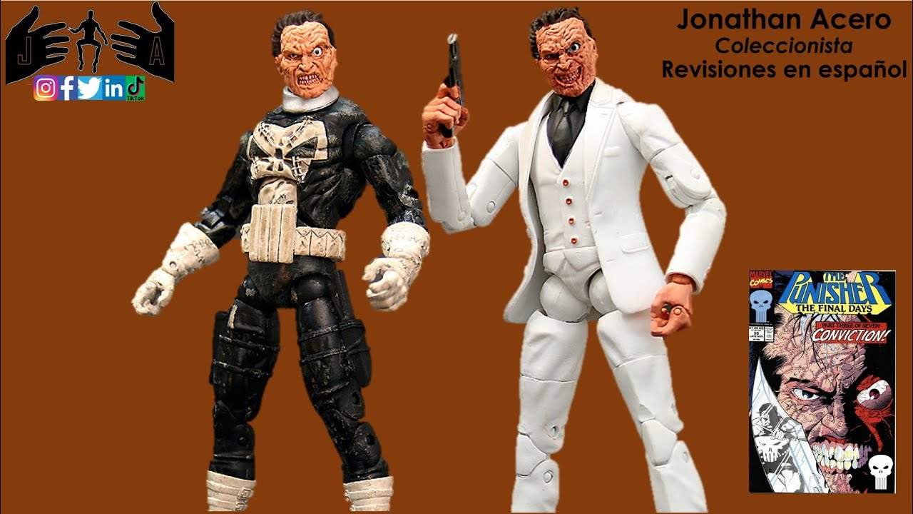 JIGSAW Marvel Legends Face Off Toy Biz Toy Review Juguete Revisión en