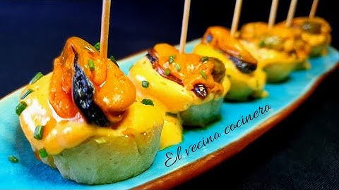 Aperitivo fácil y rápido con una LATA DE MEJILLONES 🦪