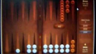 classic possition on internet backgammon game