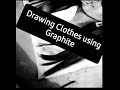 Drawing clothes using graphite pencil moletsane pencil art