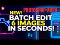 Photoshop 2026 NEW Actions Panel Tutorial – Batch Edit 100s of Images in SECONDS!