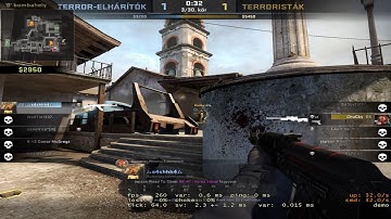 CS : GO - map: Inferno - Overwatch - nick name - ムs4shhh4ム - hack or no hack ???