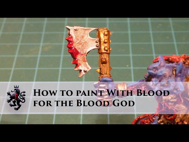 Blood for the Blood God! Painted minis for the display cabinet