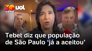 Tebet says São Paulo 'has already accepted her', but warns: 'practice is over, now it's time to p...