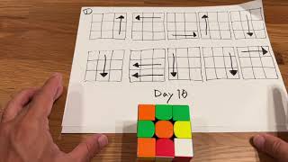 Learn how to solve a Rubik’s cube in 1 minute training day 10 screenshot 5