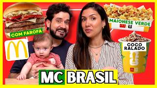Provando Mc Donalds Lanches Da Copa Brasil