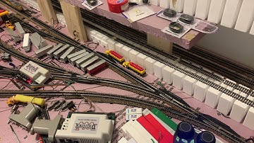 Digitrax BD4N and DS64 in action.  Automatic turnout for reverse loop