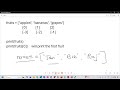 Data Structures - What is a List in Python ?