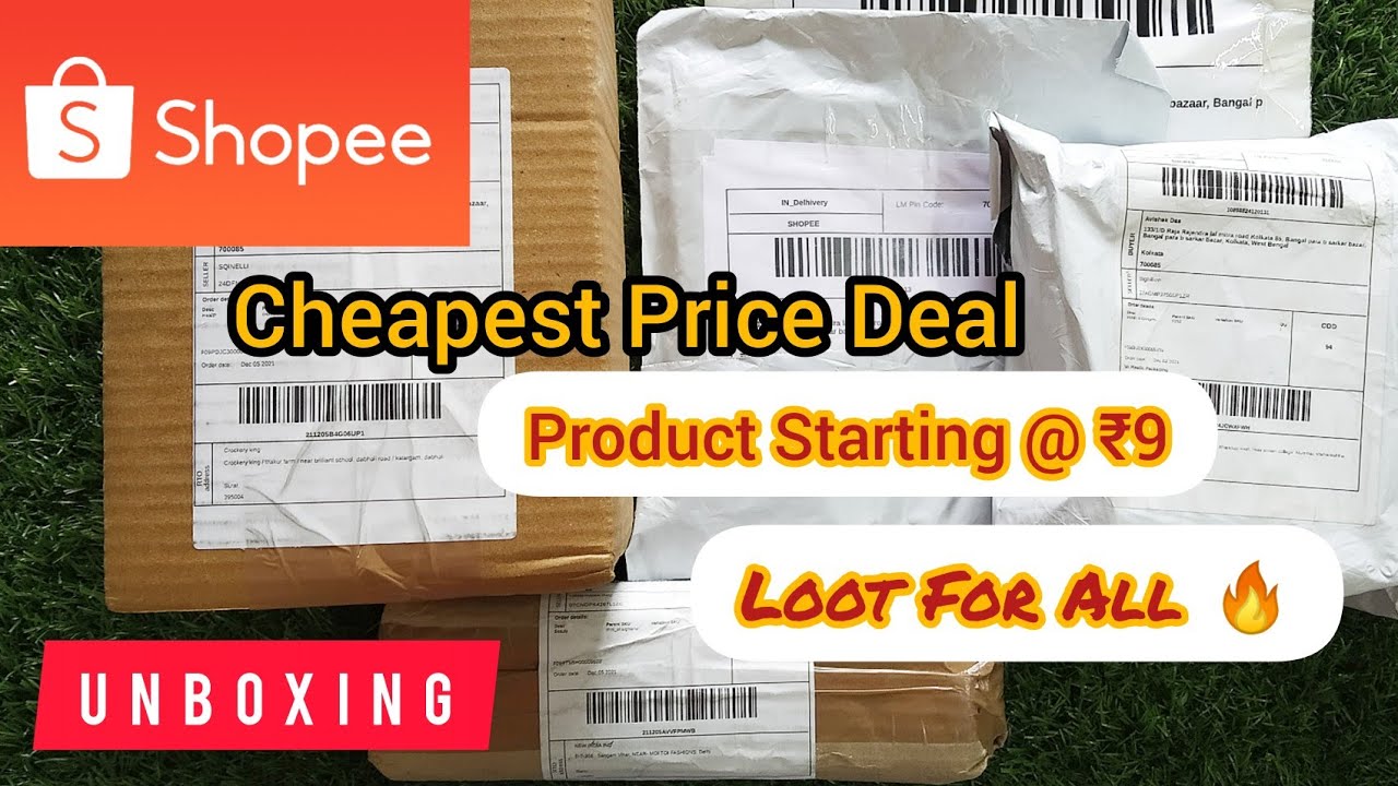 Shopee Free Shopping Loot || Product Starting @₹9 || Unboxing and Quality Check || Live Order Trick