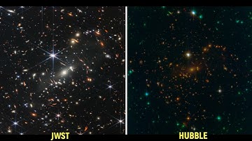 James Webb vs Hubble comparison SMACS 0723