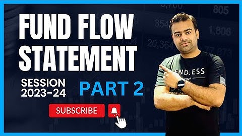 Fund Flow Statement | statement of Change in working capital | Question no 1 and 2 Dr K.L Gupta |