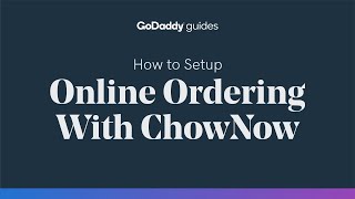 How to Setup Online Ordering With ChowNow screenshot 2