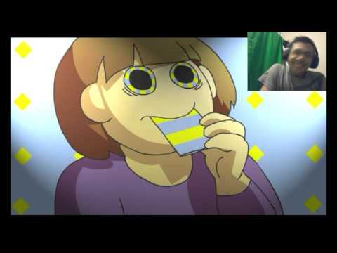 Undertale animation-High on tem flakes [music video] temmie reaction