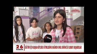 Eği̇ti̇m İçi̇n Başka Köylere Gi̇tmeleri̇ne Rağmen Okul 1.Si̇ Olmayi Başardilar