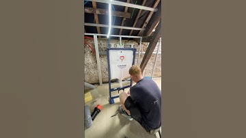 Pose d’un WC suspendu Grohe #plomberie #plombier #plumbing  #renovation #construction