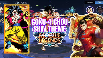 NEW SCRIPT!! GOKU-4 CHOU SKIN MOBILE LEGENDS