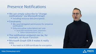 Episode #188 - Presence Notifications with Microsoft Graph SDK 4