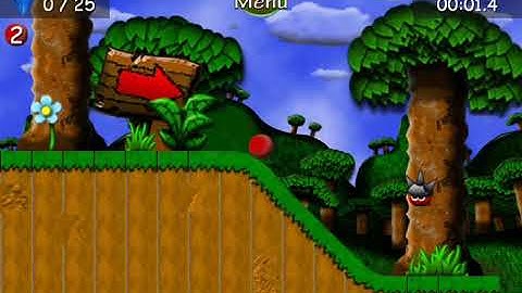 Bounce On World 1 Level 11 100% Cpompleted