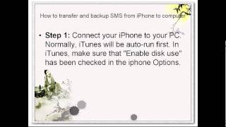 How to transfer backup copy iphone sms contact to computer laptop