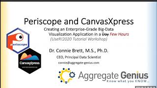 useR! 2020: Periscope and CanvasXpress – Creating an application in a day (C. Brett), tutorial screenshot 4