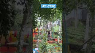 Sky Cycling In Munna...🚴 #youtubeshorts #travelblog #reels #adventure #tranding #skyadventure #viral