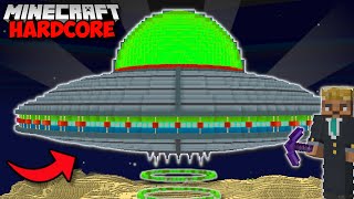 I Built A GIANT ALIEN MOTHERSHIP in Minecraft 1.19 Hardcore (#73)