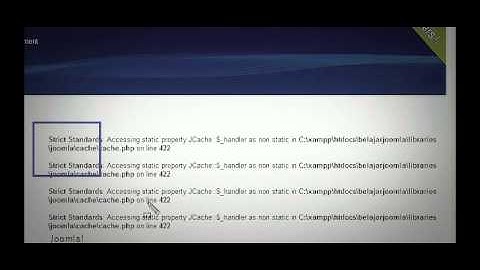 tutorial instal joomla 1.7 dan error code xampp