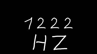 1222 hz