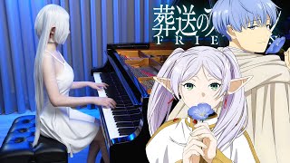 Sousou no Frieren ED「Anytime Anywhere - milet」Ru&#39;s Piano Cover 💐Frieren: Beyond Journey&#39;s End