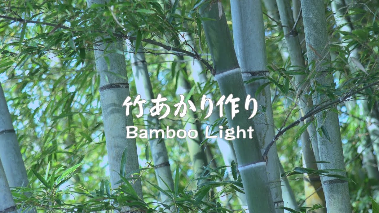 SILKY Bamboo Light] Why not make bamboo lanterns to put bamboo to
