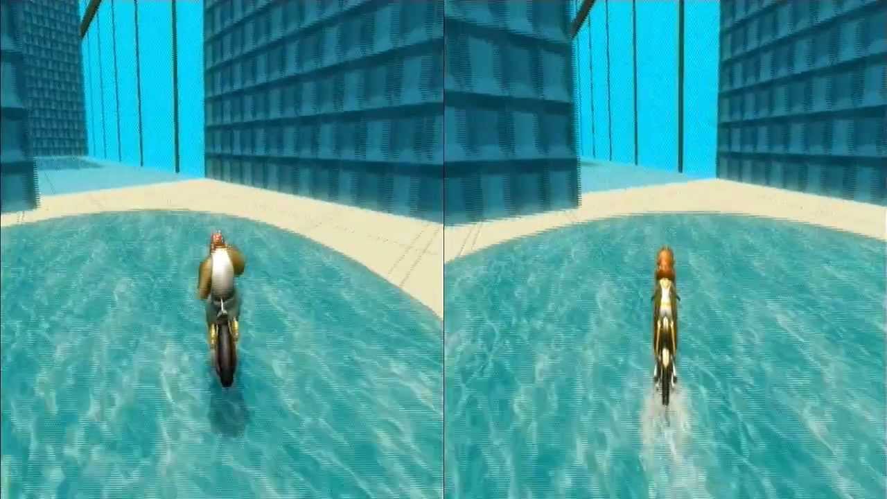 Mario Kart Wii Comparison #1: Funky Flame Runner Vs Daisy 