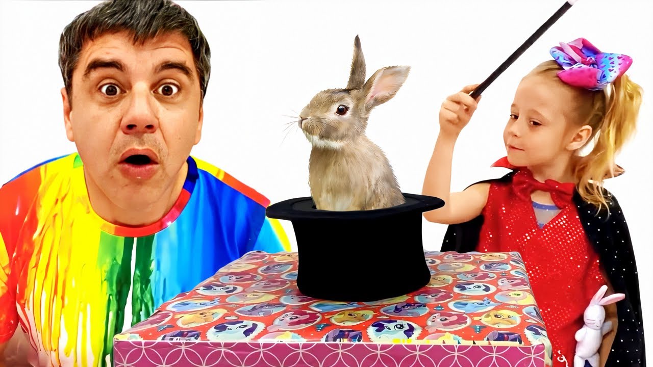 Nastya y papá espectáculo de magia | Recopilación de videos de Magic para niños