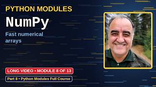 Python NumPy Module Tutorial | Python Modules Course (Module 8 of 13)