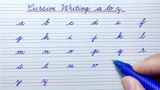 Cursive writing a to z |Small letters abcd |Cursive letters abcd | Cursive handwriting practice abcd