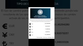 Tipo de cambio oficial del BCV hoy viernes #15may #2026 #dólar #cambio #oficial #bcv #tipodecambio