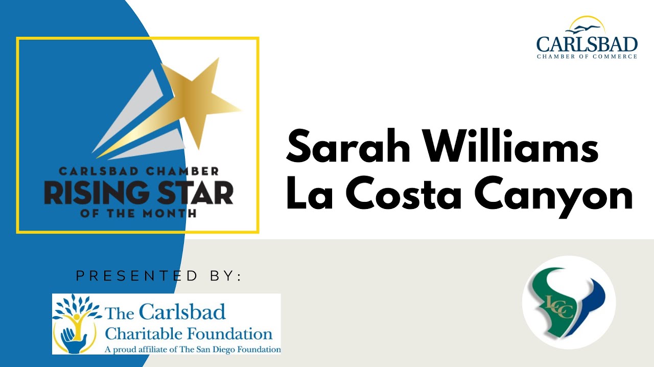 January, 2021 Rising Star: Sarah Williams, La Costa Canyon High School