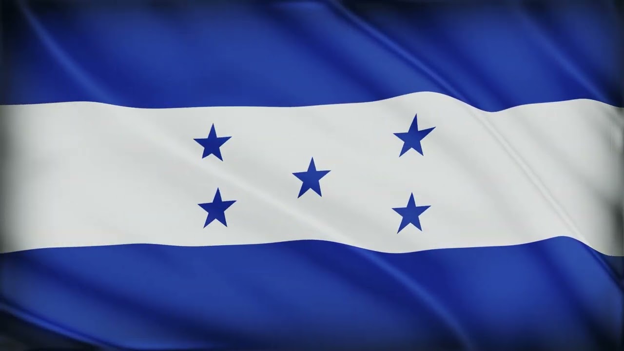 Honduras Flag Waving | Honduras Flag Background Video