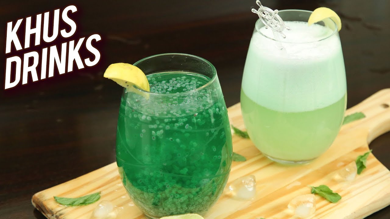 Homemade Khus Drinks - Quick And Easy Summer Cooler Recipes - Quick Party Mocktail Recipes - Ruchi | Rajshri Food