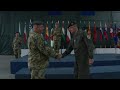 EUFOR Chief of Staff Transfer of Authority Ceremony