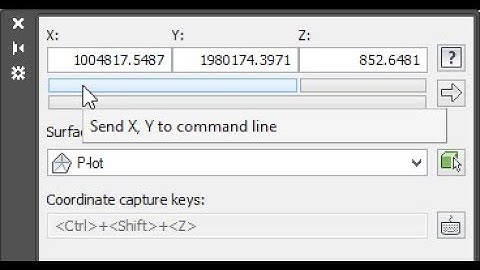 Get real-time coordinate information in your Civil 3D model using SHOWCT.