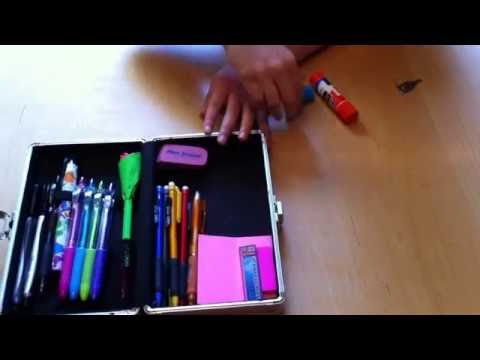 How to organize your pencil case.