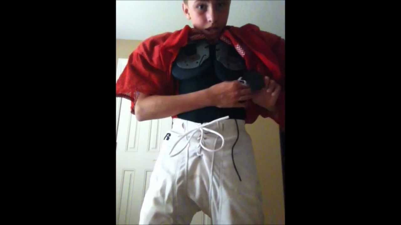 How to put on your football equipment in 2012 YouTube