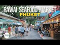  rawai seafood market phuket walking tour at rawai beach market 4k