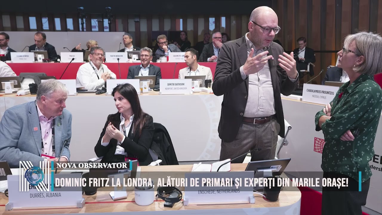 Dominic Fritz la Londra, alături de primari și experți din marile orașe!