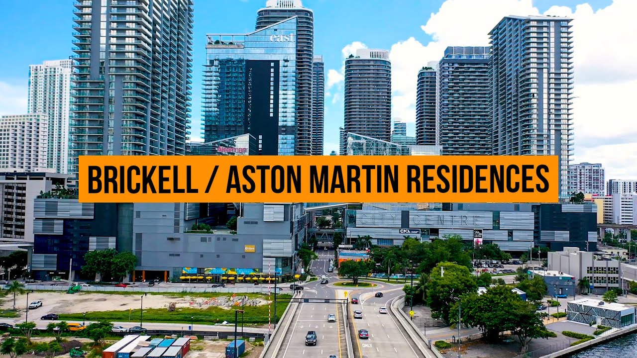 Финансовая столица США - район Brickell, Aston Martin Residences, резиденци...