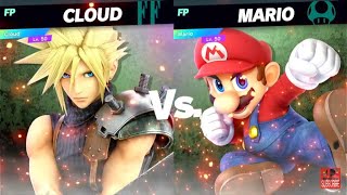 Super Smash Bros Ultimate Amiibo Fights 6pm Poll Cloud vs Mario