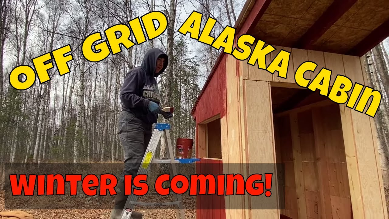 Off Grid Alaska Cabin Building a Shed, Outhouse, and Kitchen YouTube